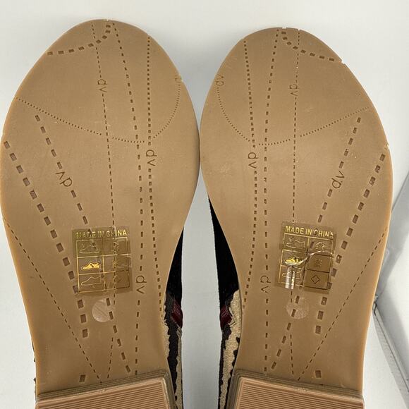 Dolce Vita Women's Size 8 Menko Black Suede Zebra‎ Print Zip Booties $179 NIB - Picture 10 of 11